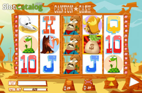 Скрин2. CANYON CASH слот