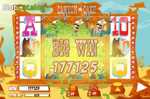 Скрин4. CANYON CASH слот