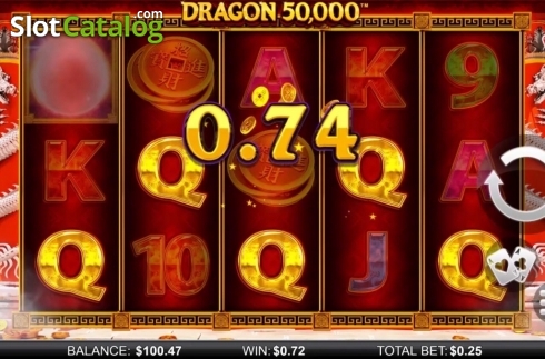 Скрин2. Dragon 50000 слот