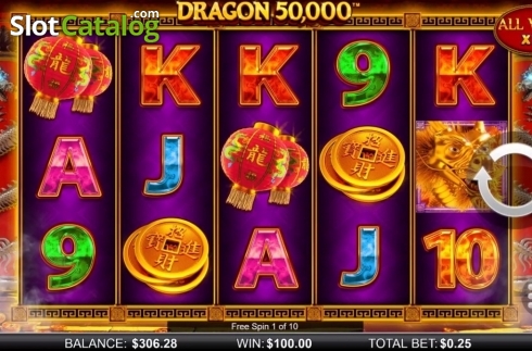 Скрин4. Dragon 50000 слот