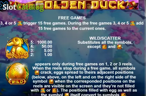 Скрин6. The Golden Duck слот