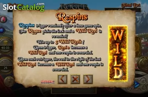 Скрин2. Rogue Treasure слот