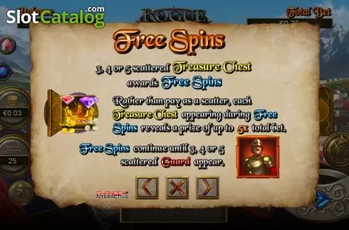 Скрин3. Rogue Treasure слот
