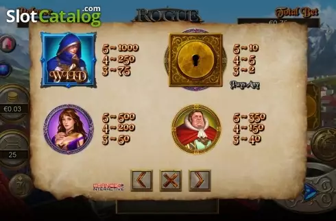 Скрин4. Rogue Treasure слот