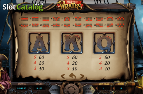 Скрин6. Captain of Pirates слот
