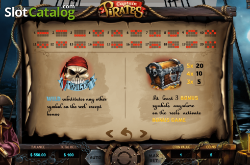 Скрин7. Captain of Pirates слот