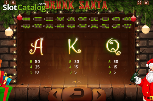 Скрин6. Drunk Santa слот