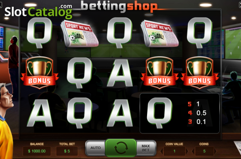 Скрин2. Betting Shop слот
