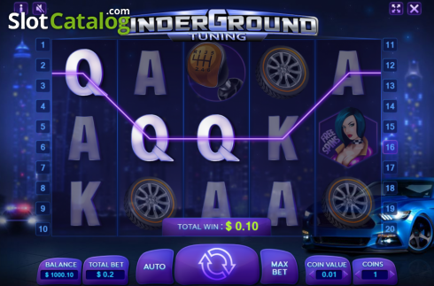 Скрин4. Underground Tuning слот