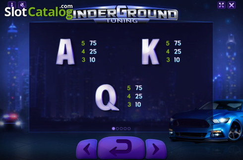 Скрин5. Underground Tuning слот