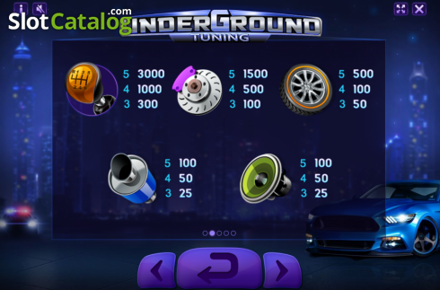 Скрин6. Underground Tuning слот