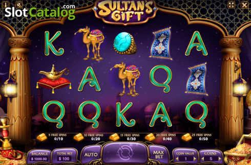 Скрин2. Sultan's Gift слот