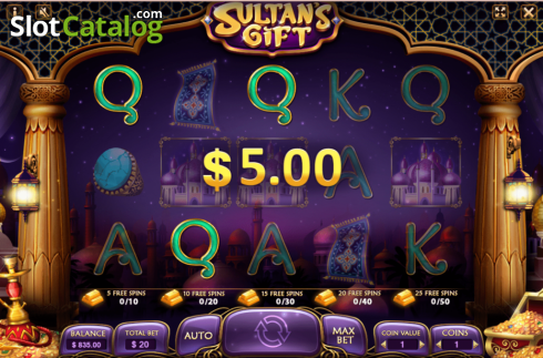 Скрин4. Sultan's Gift слот