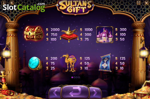 Скрин5. Sultan's Gift слот