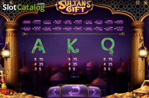 Скрин6. Sultan's Gift слот