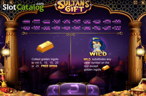 Скрин7. Sultan's Gift слот