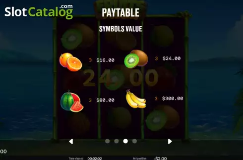 Скрин8. Fruits deluxe (Chilli Games) слот