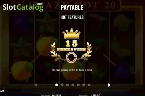 Скрин5. Crazy Hot 20 слот