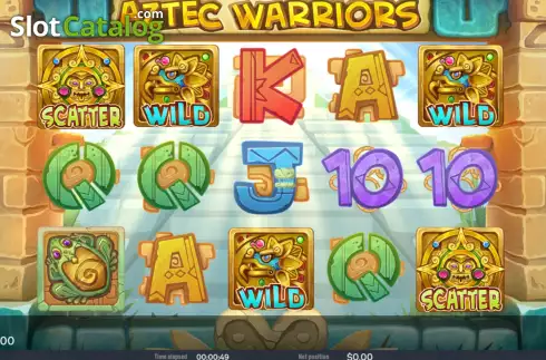 Скрин2. Aztec Warriors слот