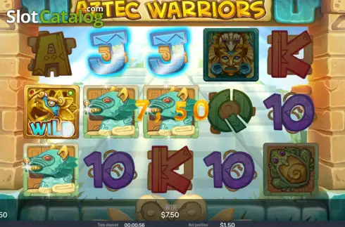 Скрин4. Aztec Warriors слот