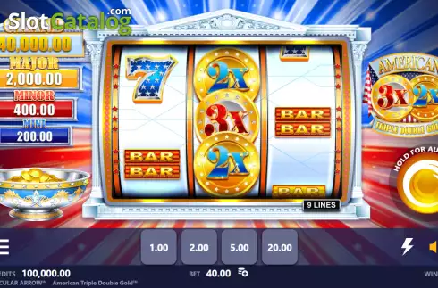 Скрин2. American Triple Double Gold слот