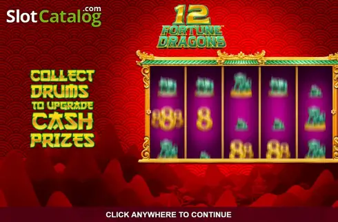 Скрин2. 12 Fortune Dragons слот