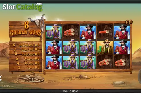 Скрин2. 8 Golden Guns слот