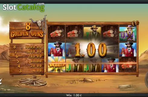 Скрин4. 8 Golden Guns слот