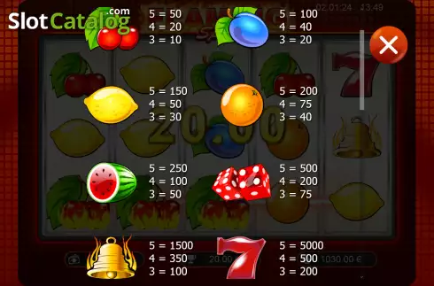 Скрин5. Flaming Spins (Cogg Studios) слот