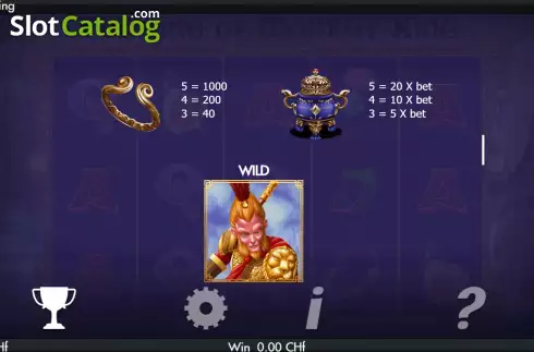 Скрин7. Fortune of Monkey King слот
