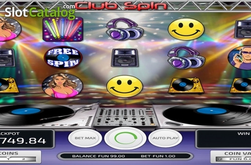 Скрин2. Club Spin (Concept Gaming) слот