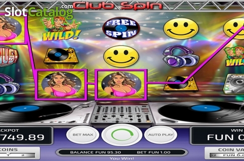 Скрин4. Club Spin (Concept Gaming) слот