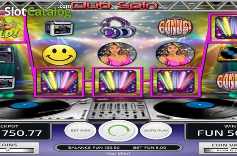 Скрин5. Club Spin (Concept Gaming) слот