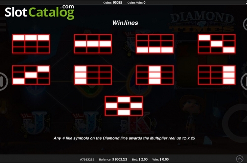 Скрин6. Diamond Times слот