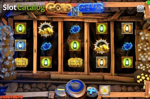 Скрин2. Gold and Gems слот