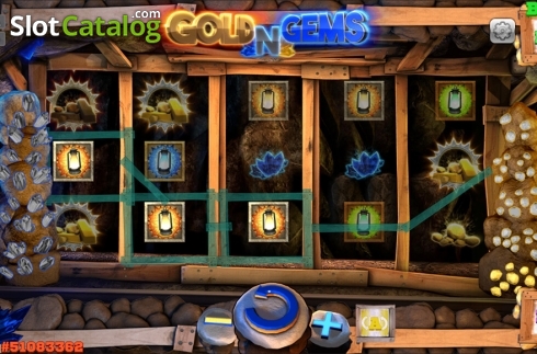 Скрин3. Gold and Gems слот