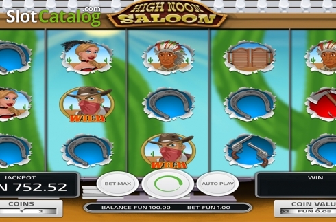 Скрин2. High Noon Saloon слот