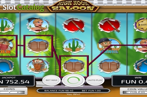 Скрин3. High Noon Saloon слот