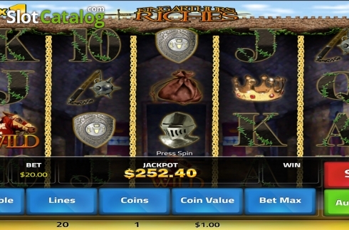 Скрин2. King Arthurs Riches слот