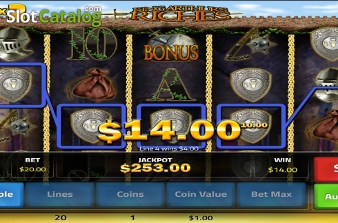 Скрин3. King Arthurs Riches слот