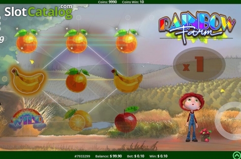 Скрин2. Rainbow Farm слот