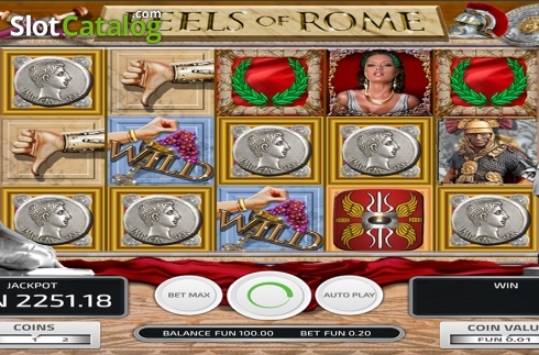 Скрин2. Reels of Rome (Concept Gaming) слот