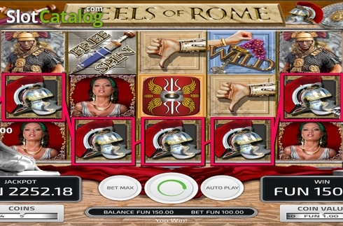 Скрин3. Reels of Rome (Concept Gaming) слот