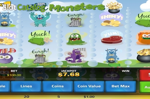 Скрин2. Slot Monsters слот