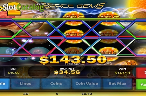 Скрин2. Space Gems (Concept Gaming) слот