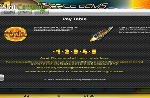 Скрин7. Space Gems (Concept Gaming) слот