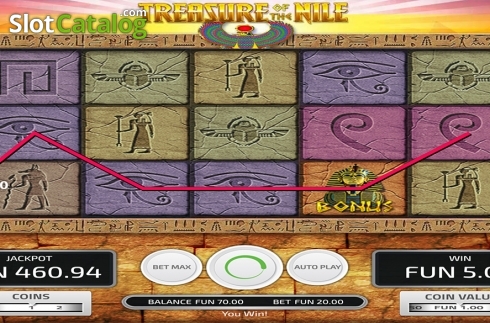 Скрин4. Treasure of the Nile слот