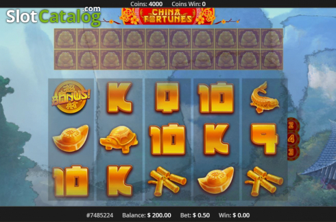Скрин2. China Fortunes слот