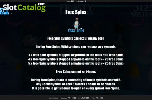 Скрин6. Frosty Fortunes слот