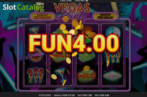 Скрин4. Vegas Party (Concept Gaming) слот